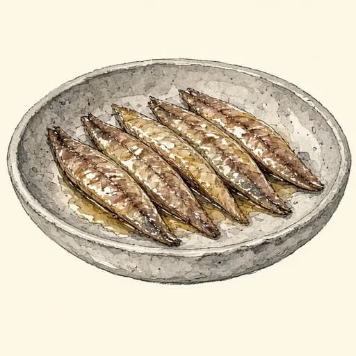Anchovies, canned