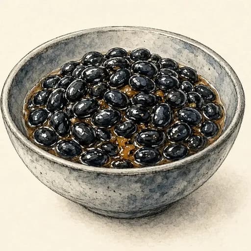 Black beans, cooked