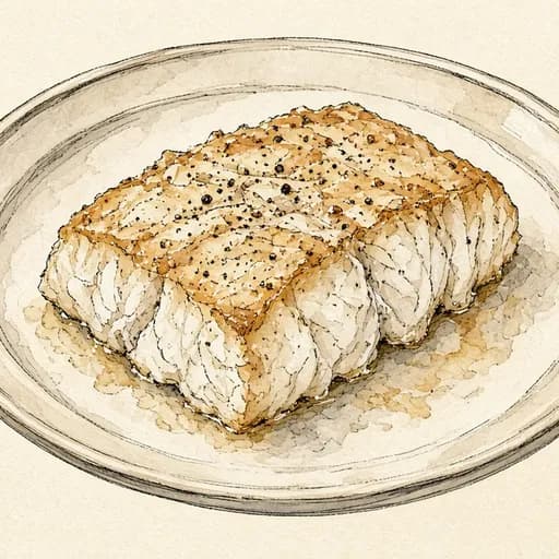 Cod, cooked