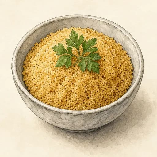 Couscous, cooked