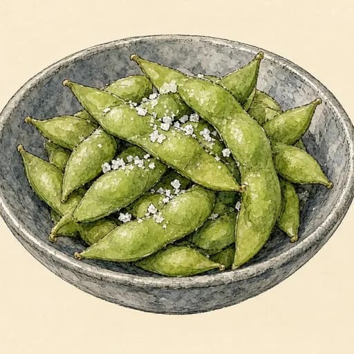 Edamame, cooked