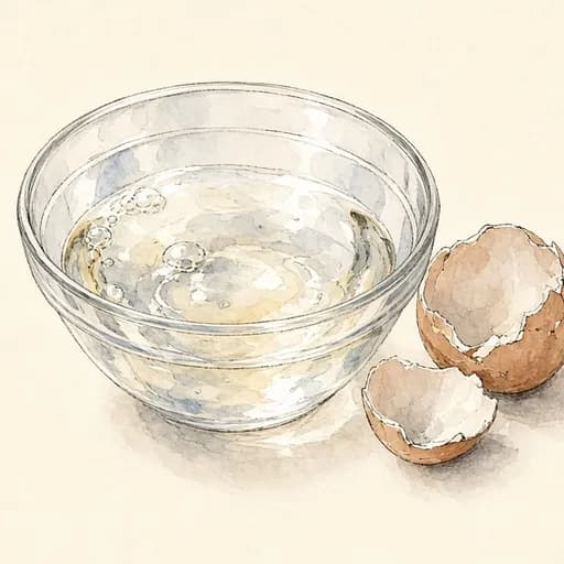 Egg whites, raw