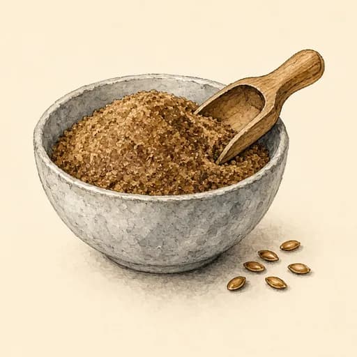 Ground flaxseed