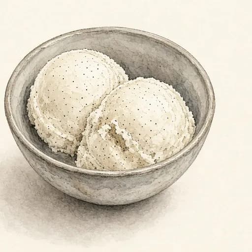 Ice cream, vanilla