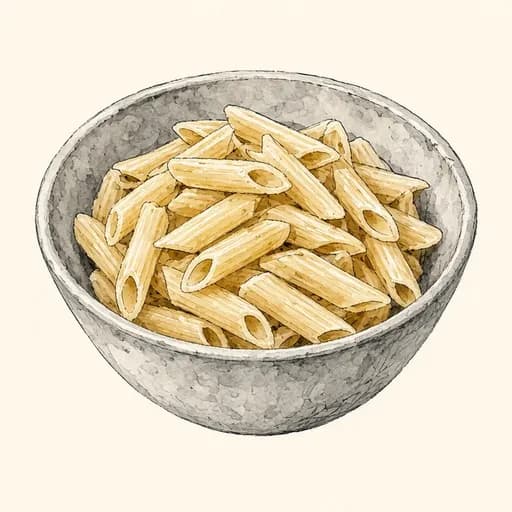 Pasta, cooked