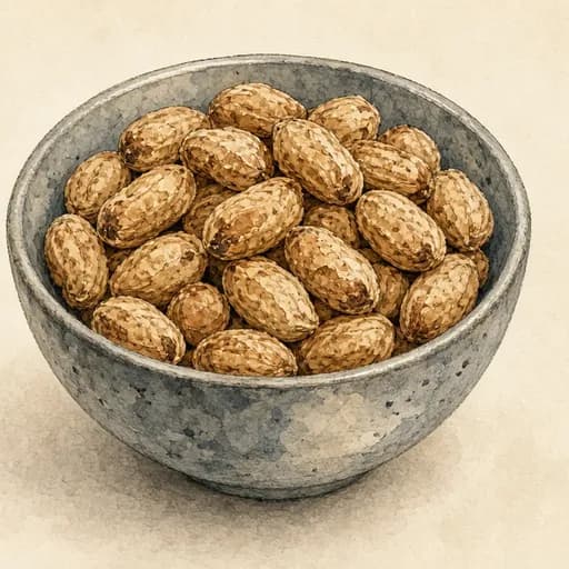 Peanuts, dry roasted