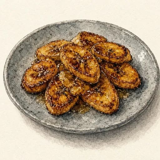 Plantains, baked