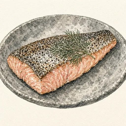 Trout, cooked
