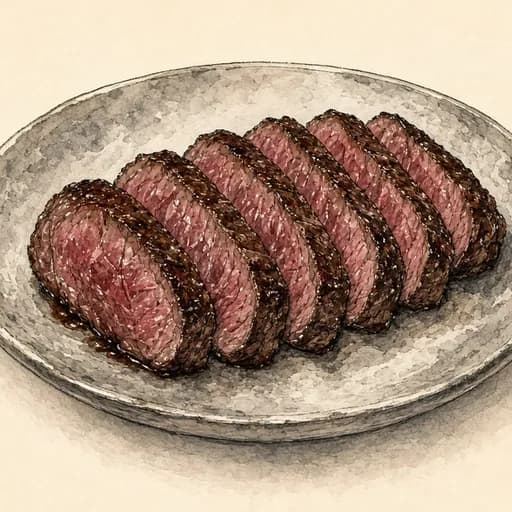 Venison, cooked