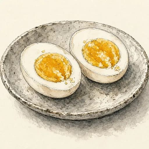 Whole eggs, hard-boiled