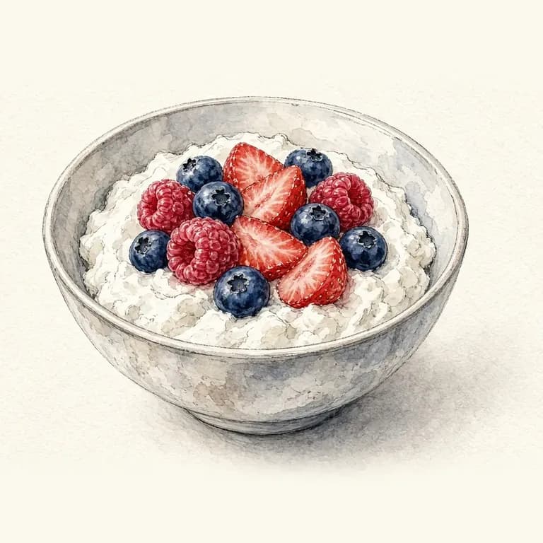 Greek yogurt with berries