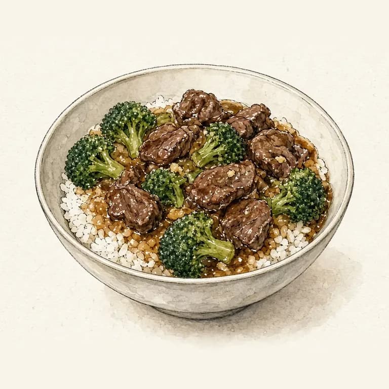 Beef and broccoli stir-fry