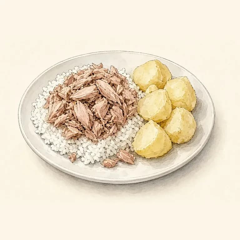 Tuna and rice bowl