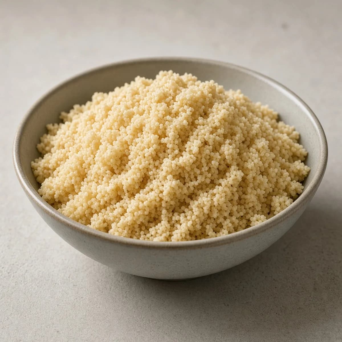 Couscous, plain cooked