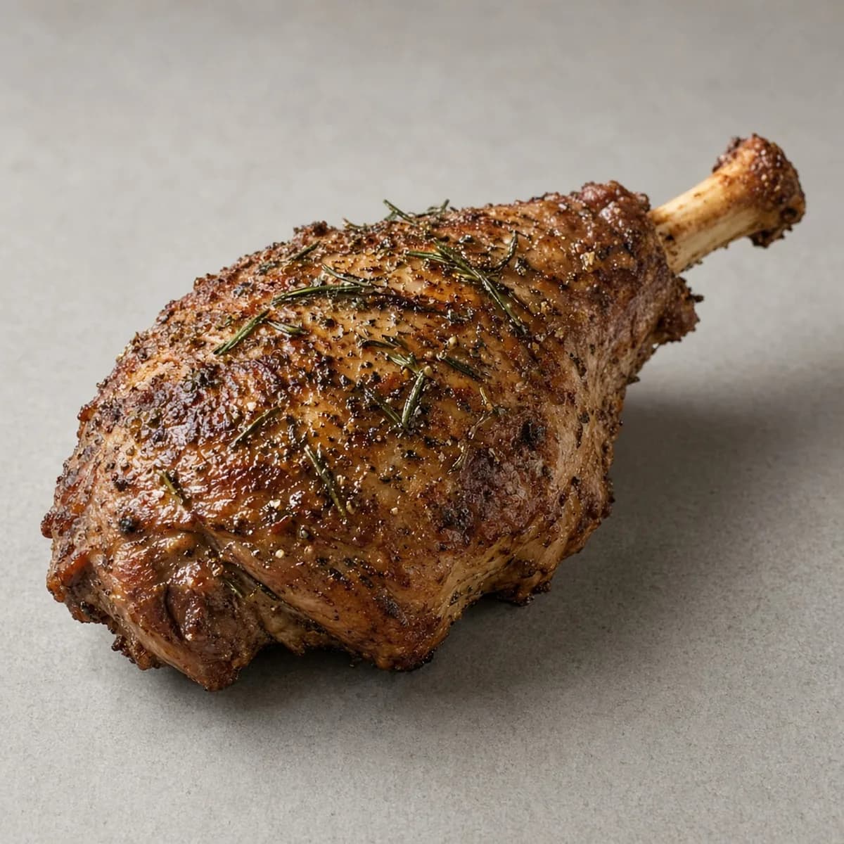 Lamb leg, roasted