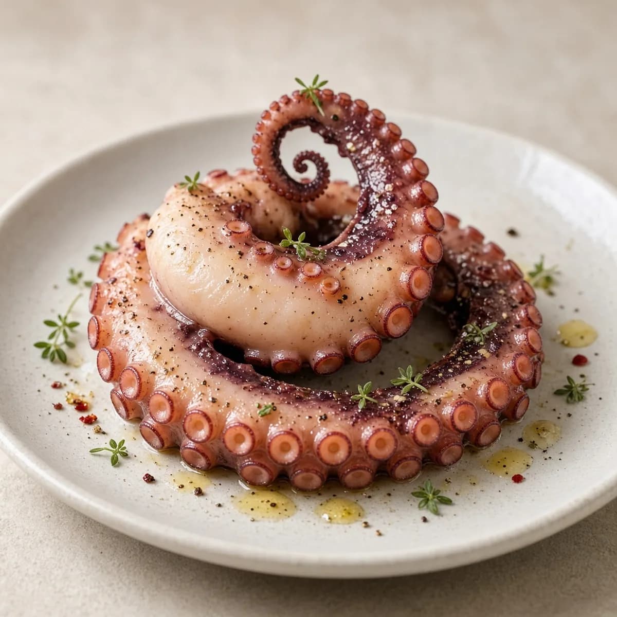 Octopus, cooked