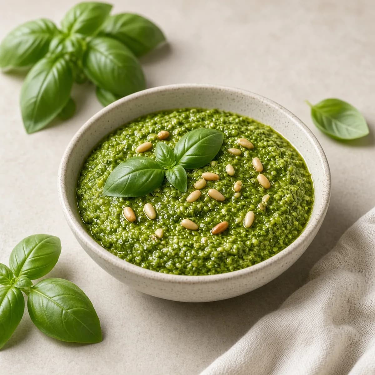 Pesto, basil