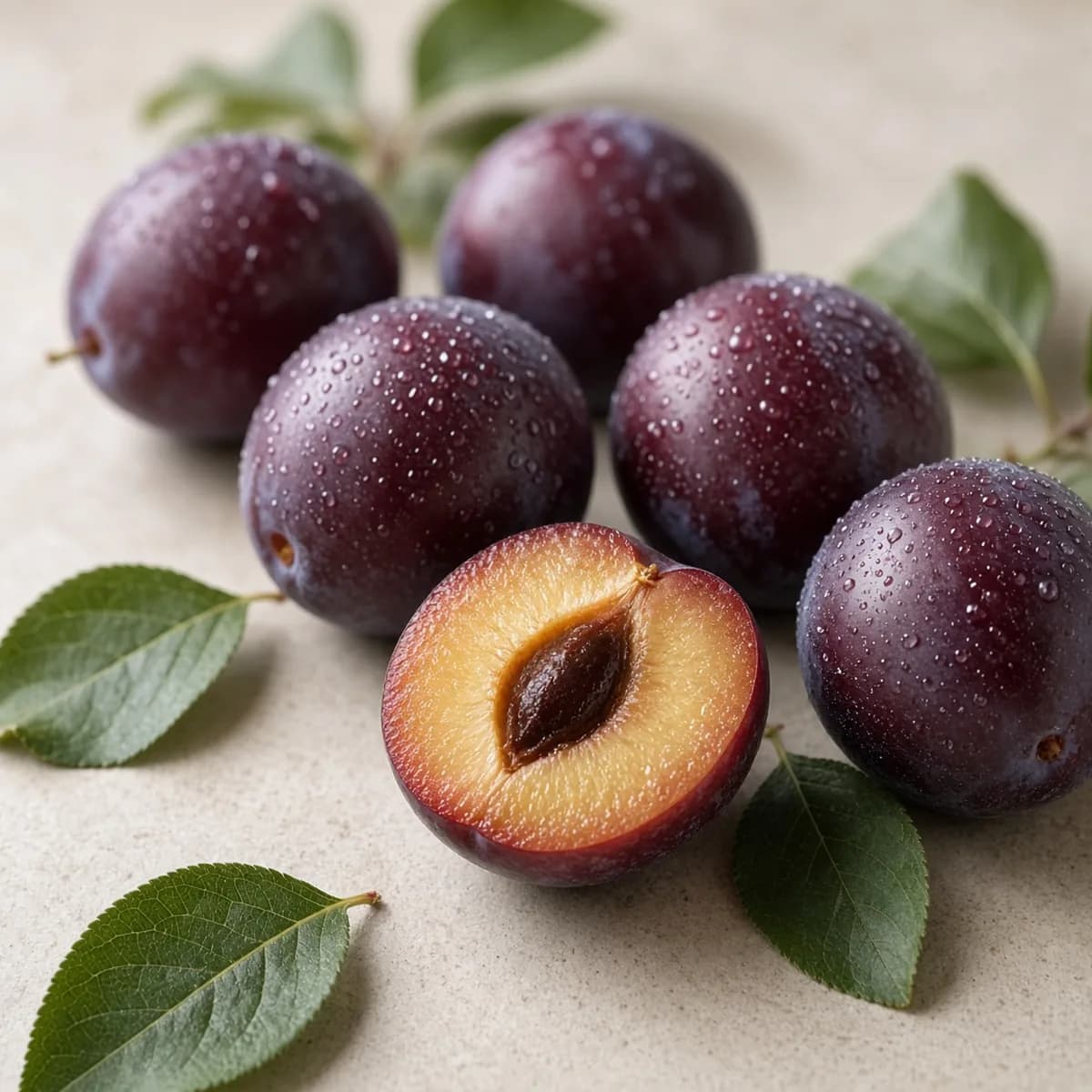 Plum, raw