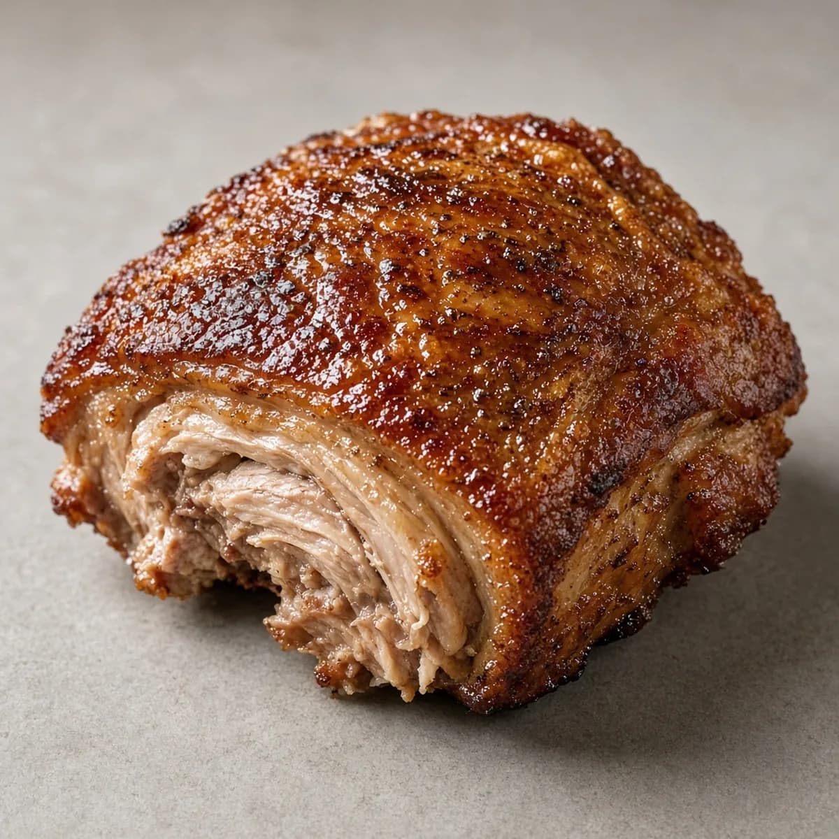 Pork shoulder, roasted
