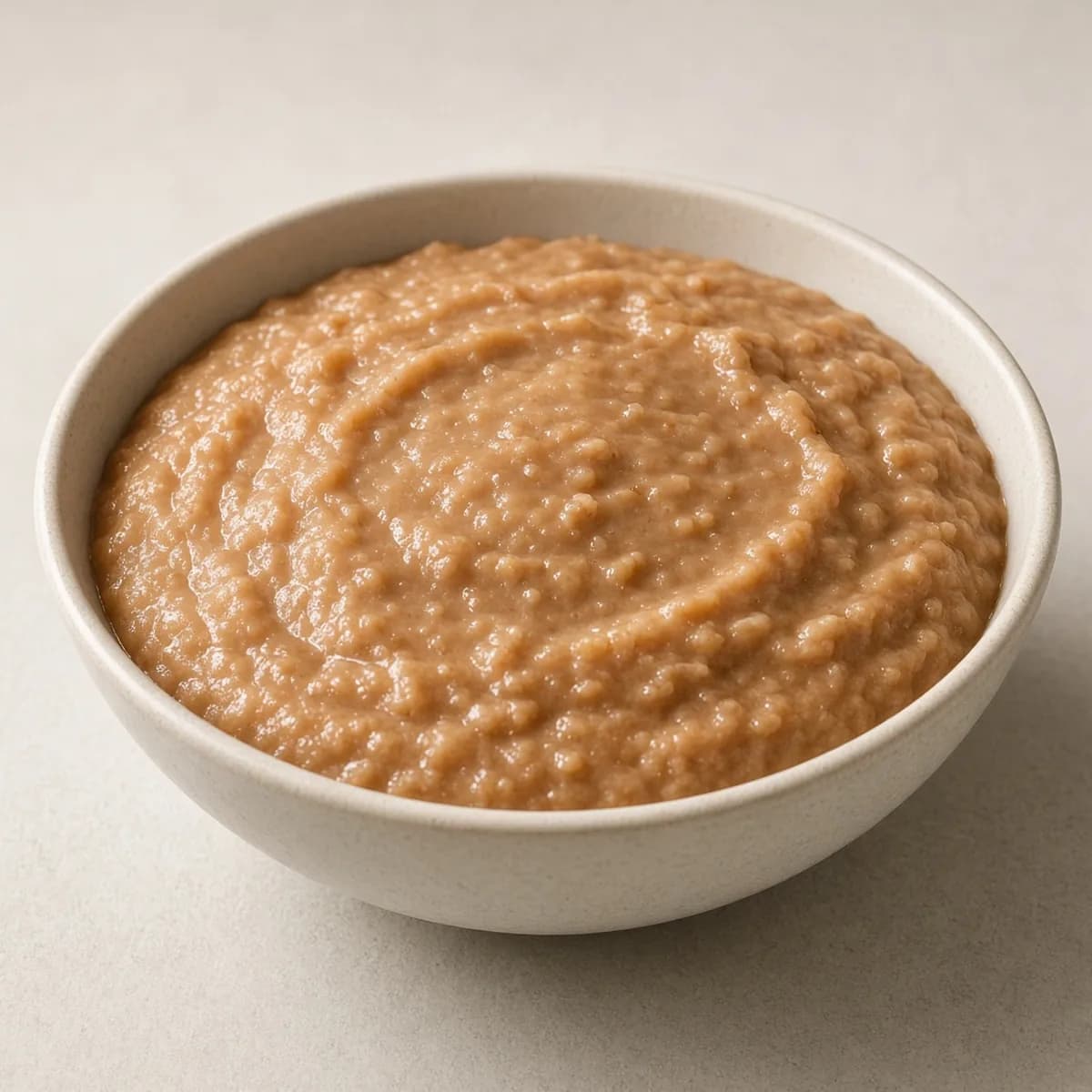 Refried beans, canned