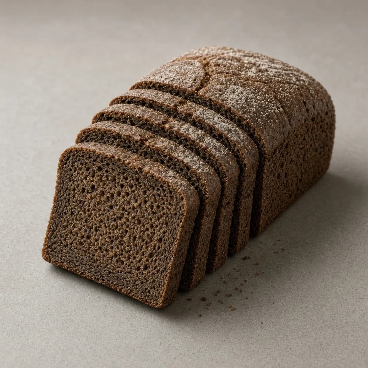 Rye bread, sliced
