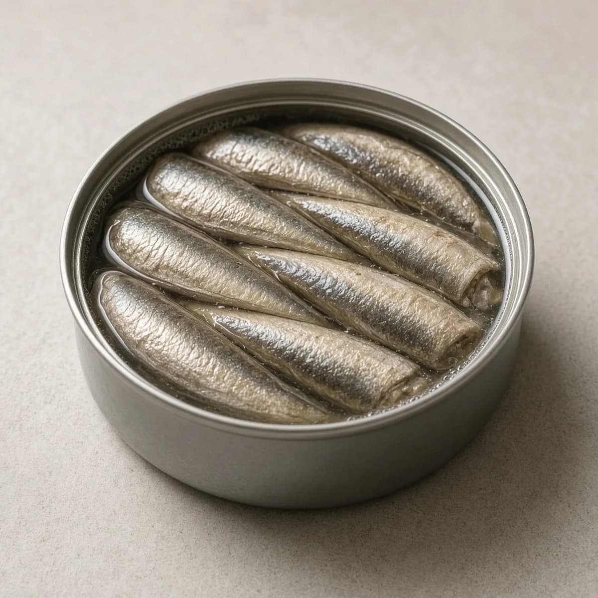 Sardines, canned in water