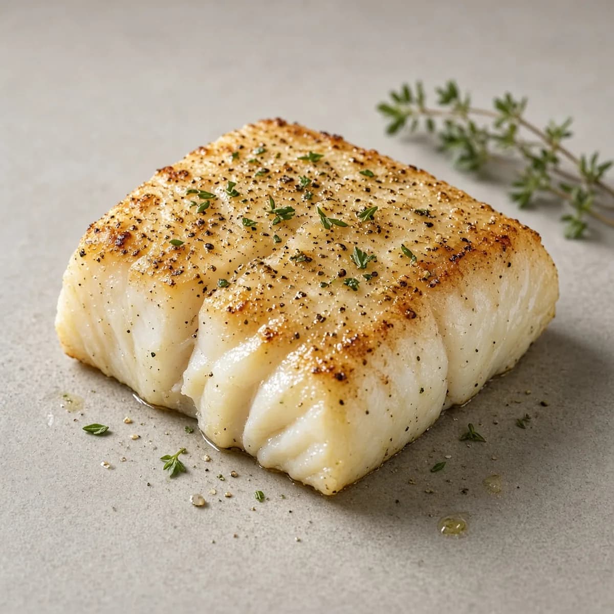 Sea bass, cooked