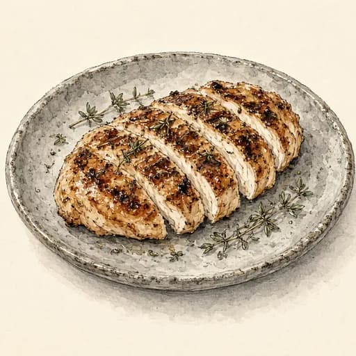 Chicken breast, cooked