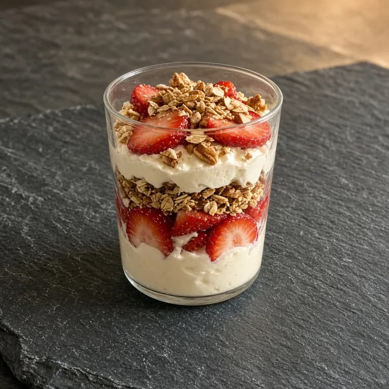 Protein cheesecake parfait