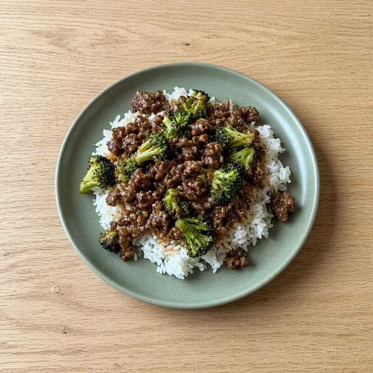 Beef and broccoli stir-fry