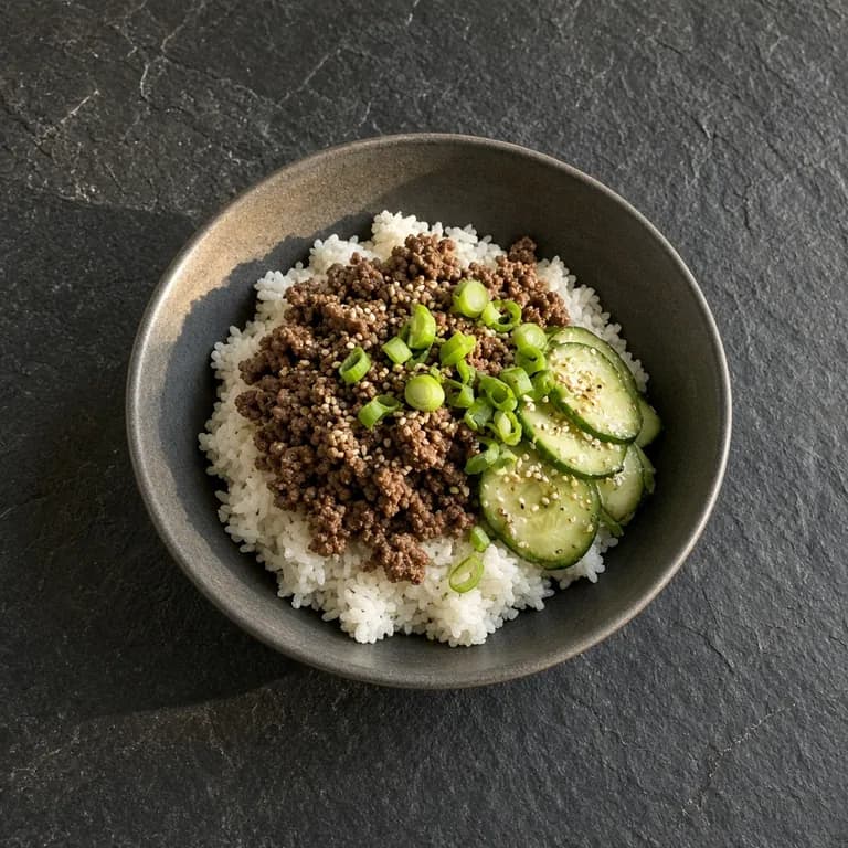 Korean-style beef bowl