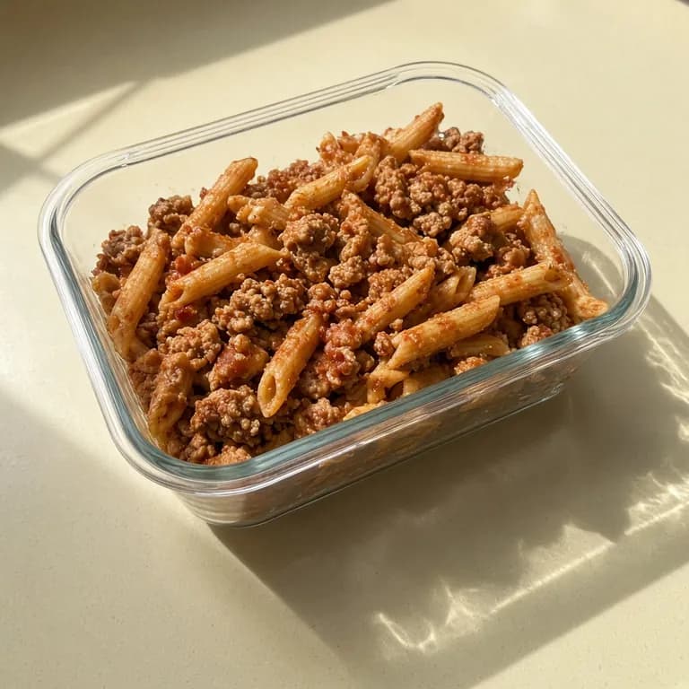 Protein pasta with turkey marinara