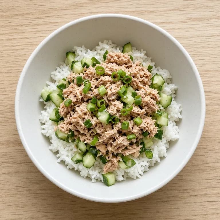Spicy tuna rice bowl