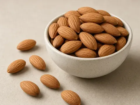 Almonds illustration