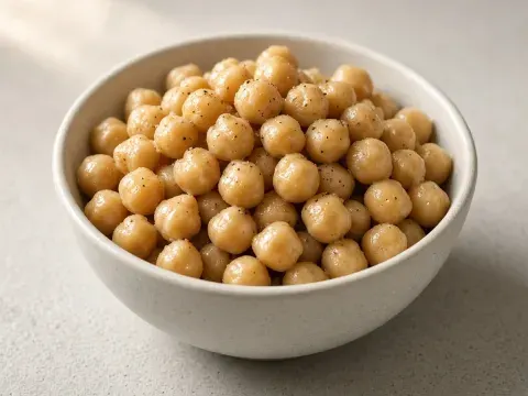Chickpeas, cooked illustration