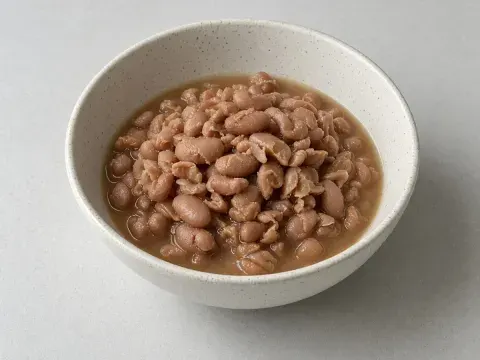 Dried pinto beans illustration
