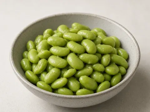 Edamame, cooked illustration