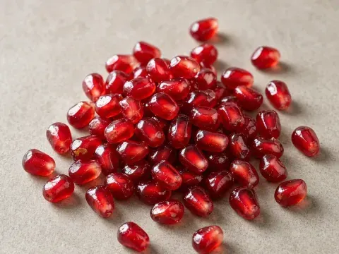 Pomegranate seeds illustration