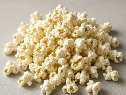 Popcorn, air-popped illustration