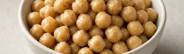 Chickpeas, cooked illustration